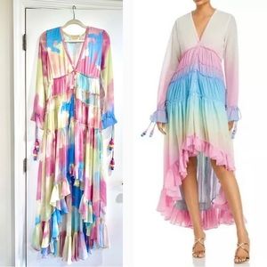 Rococo Sand high-low dress, extremely rare print, NWOT, Size S